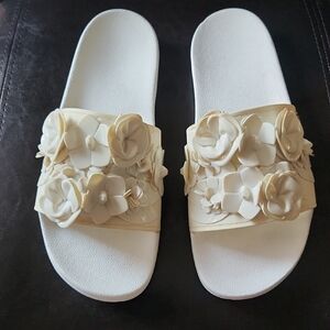 Tory Burch Blossom Pool Slide Sandals